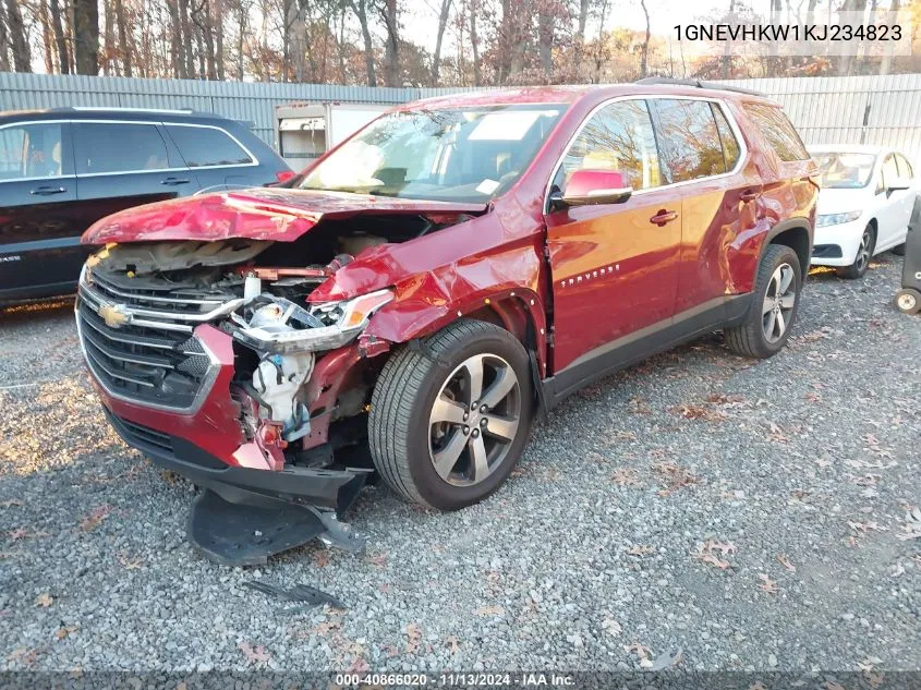 2019 Chevrolet Traverse 3Lt VIN: 1GNEVHKW1KJ234823 Lot: 40866020