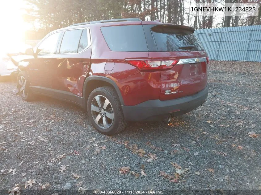 2019 Chevrolet Traverse 3Lt VIN: 1GNEVHKW1KJ234823 Lot: 40866020