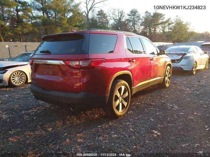 2019 Chevrolet Traverse 3Lt VIN: 1GNEVHKW1KJ234823 Lot: 40866020