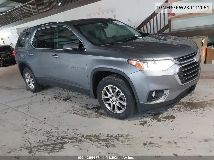 2019 Chevrolet Traverse 1Lt VIN: 1GNERGKW2KJ112051 Lot: 40899877