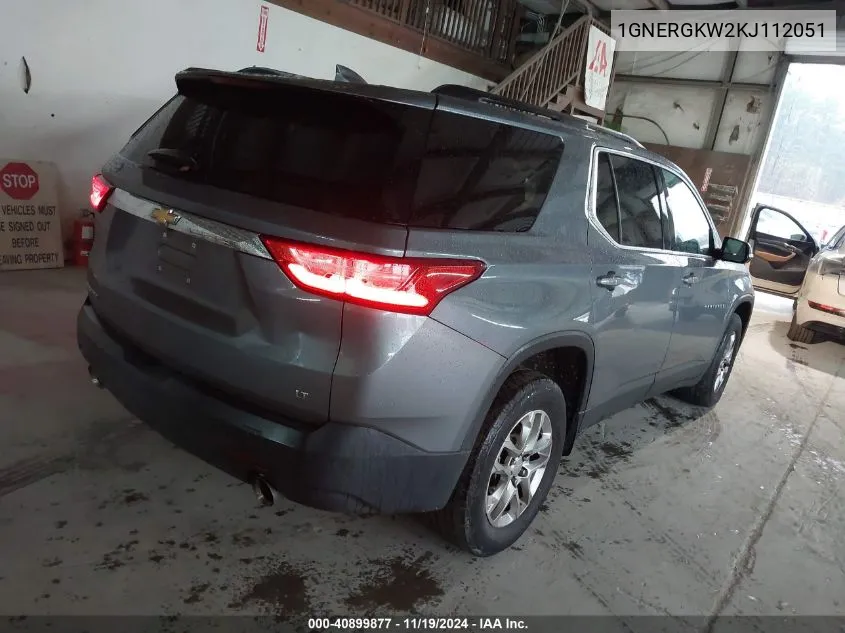 2019 Chevrolet Traverse 1Lt VIN: 1GNERGKW2KJ112051 Lot: 40899877