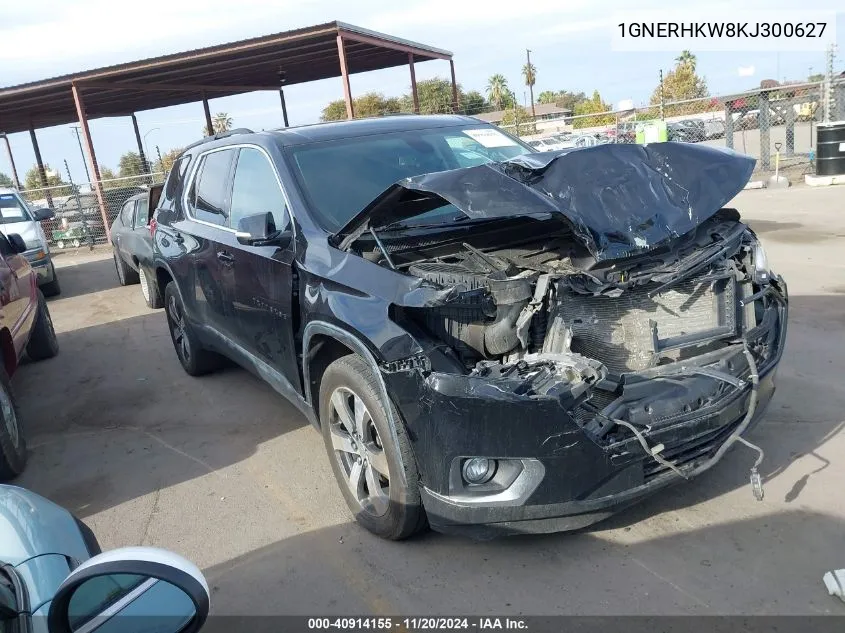 2019 Chevrolet Traverse 3Lt VIN: 1GNERHKW8KJ300627 Lot: 40914155