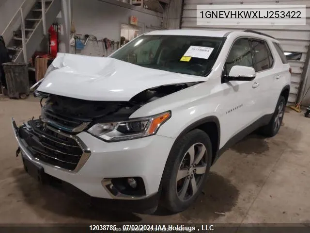 1GNEVHKWXLJ253422 2020 Chevrolet Traverse