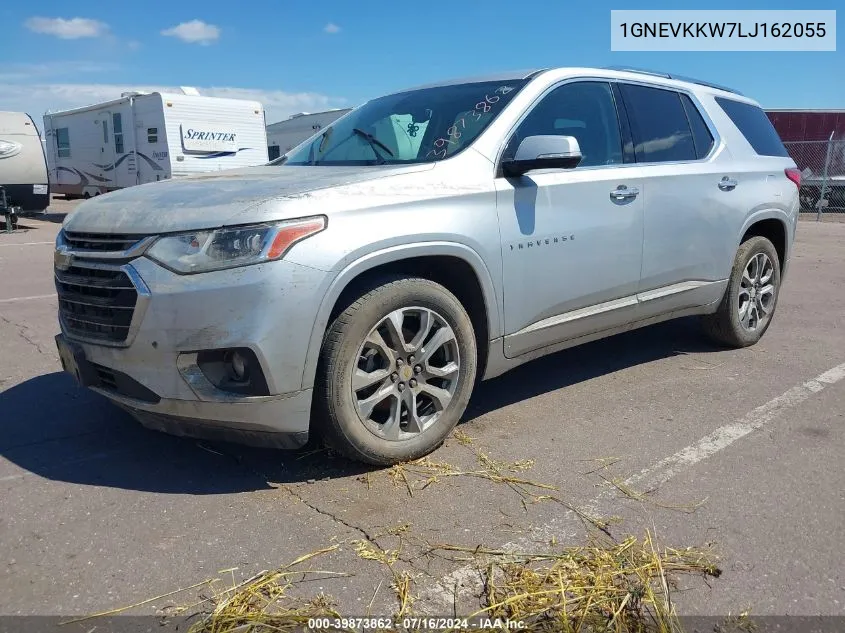 2020 Chevrolet Traverse Awd Premier VIN: 1GNEVKKW7LJ162055 Lot: 39873862