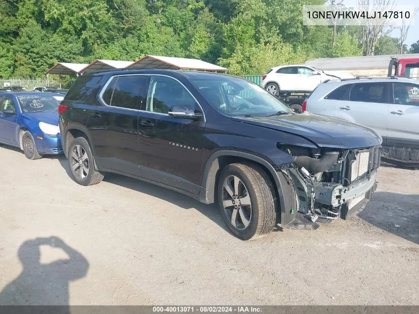 1GNEVHKW4LJ147810 2020 Chevrolet Traverse Awd Lt Leather