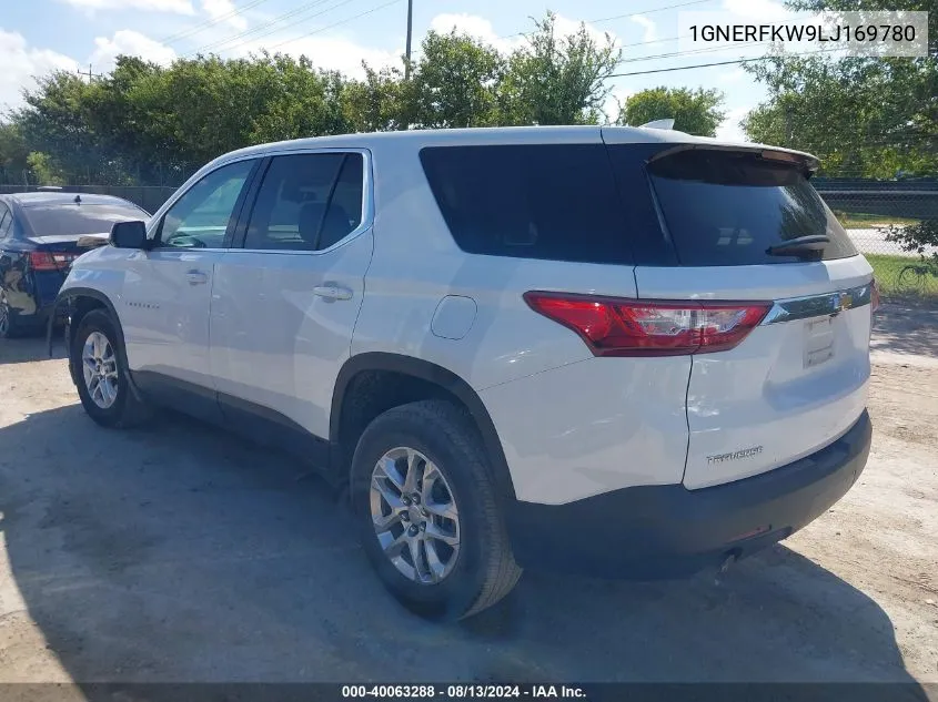 2020 Chevrolet Traverse Fwd Ls VIN: 1GNERFKW9LJ169780 Lot: 40063288