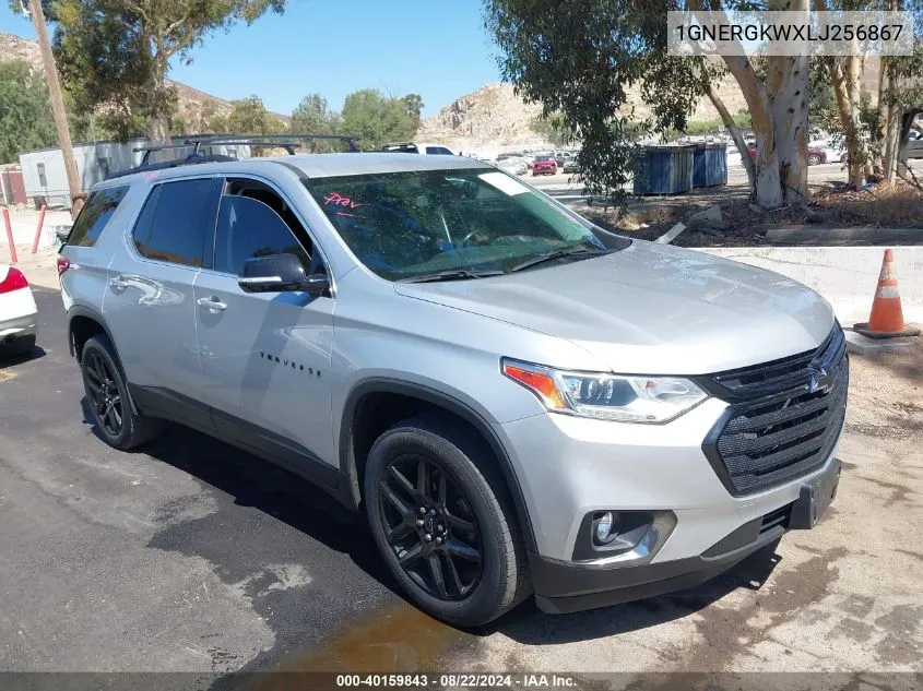 2020 Chevrolet Traverse Fwd Lt Cloth VIN: 1GNERGKWXLJ256867 Lot: 40159843