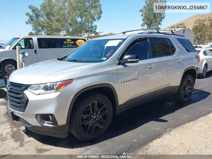 2020 Chevrolet Traverse Fwd Lt Cloth VIN: 1GNERGKWXLJ256867 Lot: 40159843