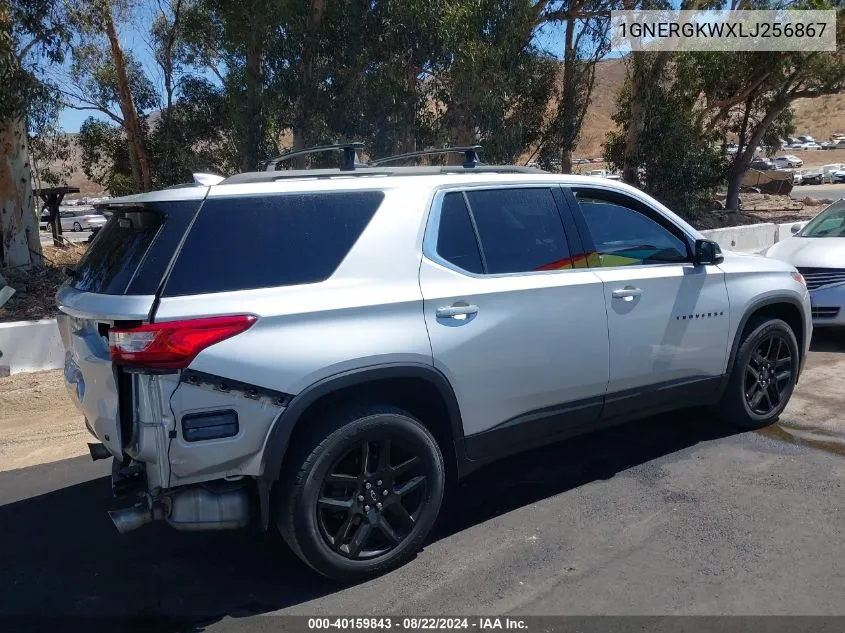 2020 Chevrolet Traverse Fwd Lt Cloth VIN: 1GNERGKWXLJ256867 Lot: 40159843