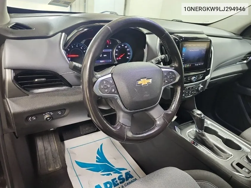 2020 Chevrolet Traverse Fwd Lt Cloth VIN: 1GNERGKW9LJ294946 Lot: 40460791