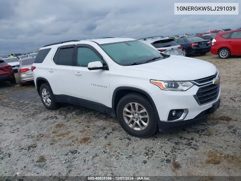 2020 Chevrolet Traverse Lt VIN: 1GNERGKW5LJ291039 Lot: 40528386