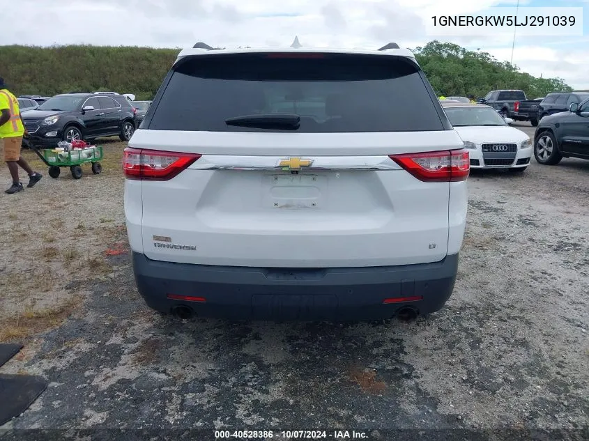 2020 Chevrolet Traverse Lt VIN: 1GNERGKW5LJ291039 Lot: 40528386