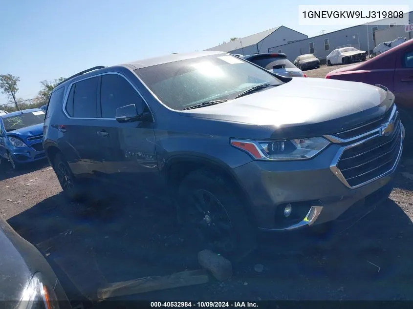 2020 Chevrolet Traverse Awd Lt Cloth VIN: 1GNEVGKW9LJ319808 Lot: 40532984