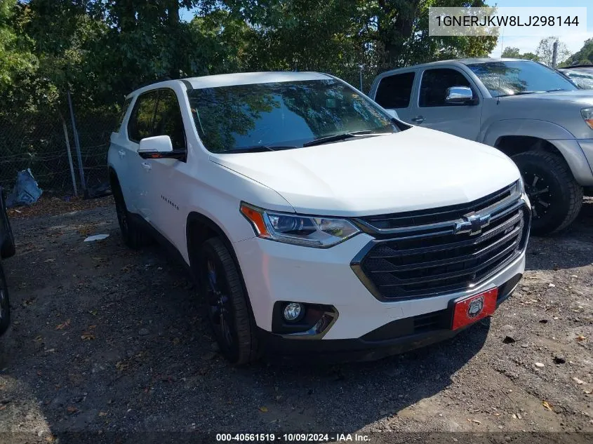 2020 Chevrolet Traverse Rs VIN: 1GNERJKW8LJ298144 Lot: 40561519