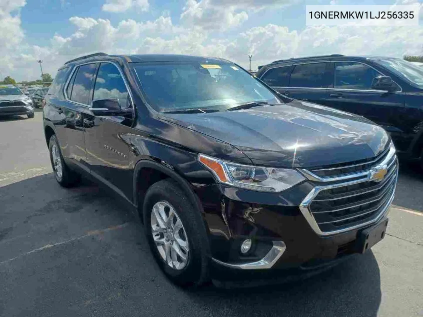 2020 Chevrolet Traverse Lt VIN: 1GNERMKW1LJ256335 Lot: 40781539