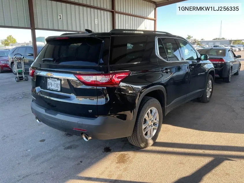 2020 Chevrolet Traverse Lt VIN: 1GNERMKW1LJ256335 Lot: 40781539