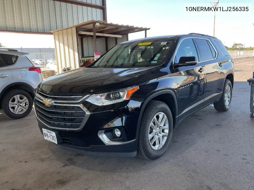 2020 Chevrolet Traverse Lt VIN: 1GNERMKW1LJ256335 Lot: 40781539