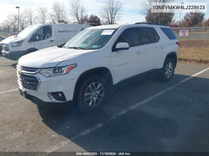 2020 Chevrolet Traverse Awd 2Fl VIN: 1GNEVMKW4LJ228623 Lot: 40902303