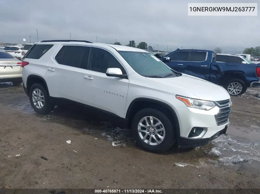 2021 Chevrolet Traverse Fwd Lt Cloth VIN: 1GNERGKW9MJ263777 Lot: 40765871