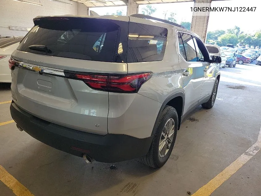 2022 Chevrolet Traverse Fwd 2Fl Cloth VIN: 1GNERMKW7NJ122447 Lot: 40460793