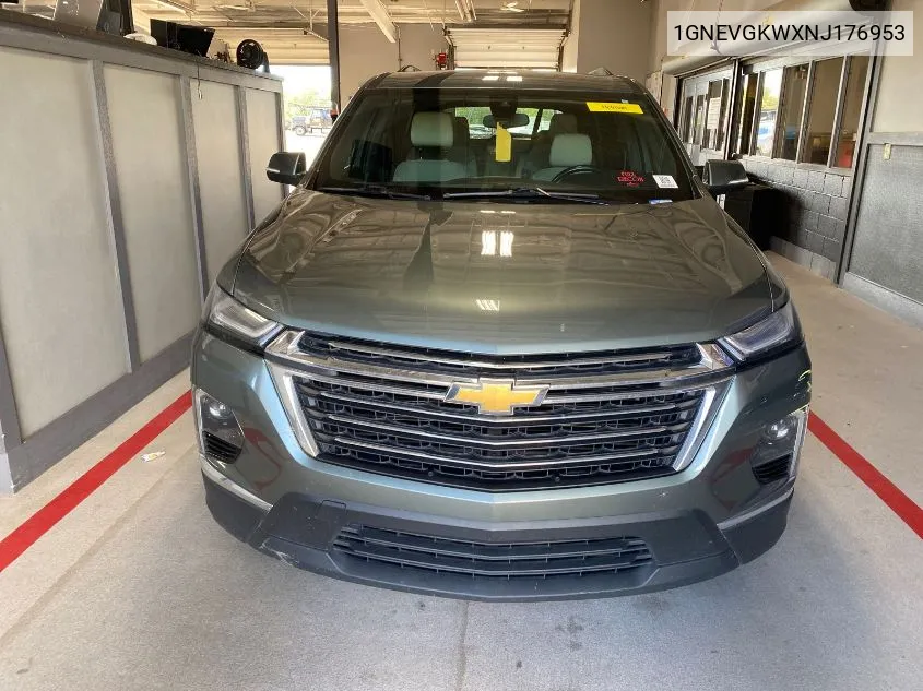 2022 Chevrolet Traverse Awd Lt Cloth VIN: 1GNEVGKWXNJ176953 Lot: 40578360