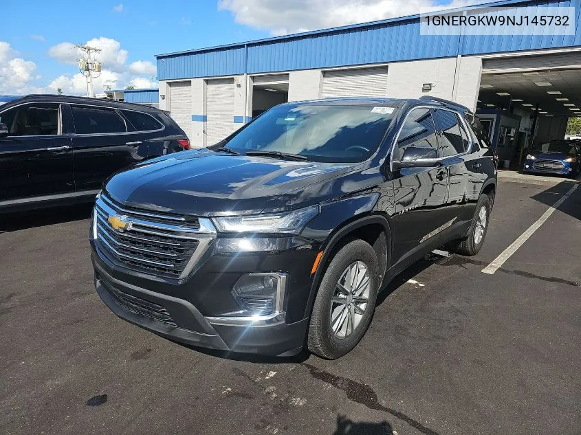 2022 Chevrolet Traverse Fwd Lt Cloth VIN: 1GNERGKW9NJ145732 Lot: 40589069