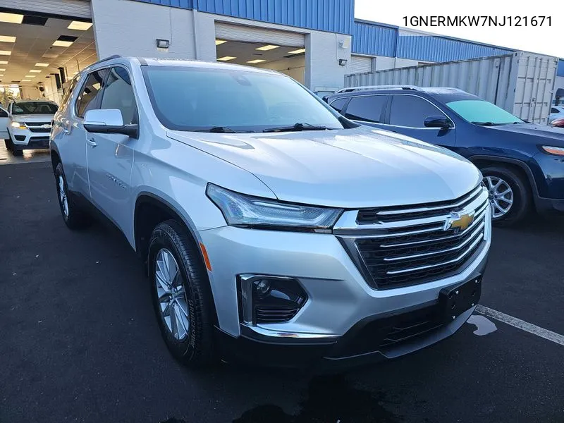 2022 Chevrolet Traverse Lt VIN: 1GNERMKW7NJ121671 Lot: 40713687