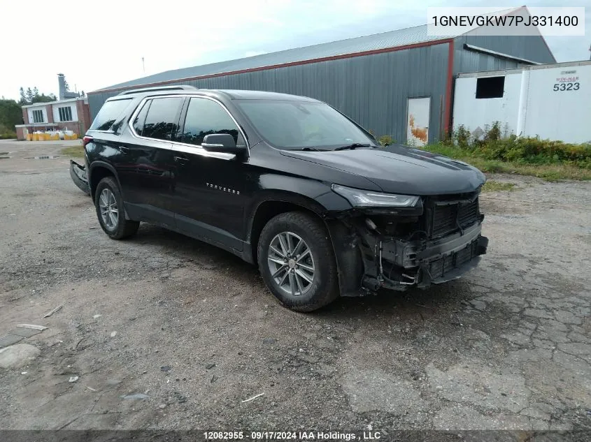 2023 Chevrolet Traverse VIN: 1GNEVGKW7PJ331400 Lot: 12082955