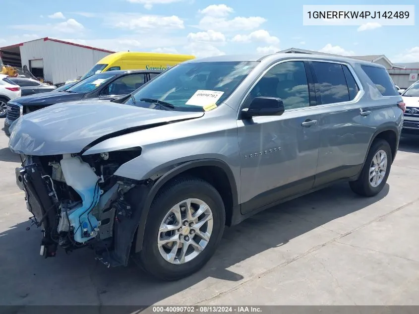 2023 Chevrolet Traverse Fwd Ls VIN: 1GNERFKW4PJ142489 Lot: 40090702