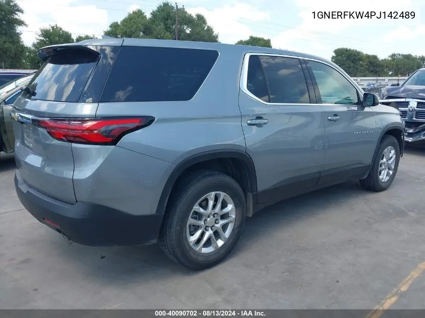 2023 Chevrolet Traverse Fwd Ls VIN: 1GNERFKW4PJ142489 Lot: 40090702