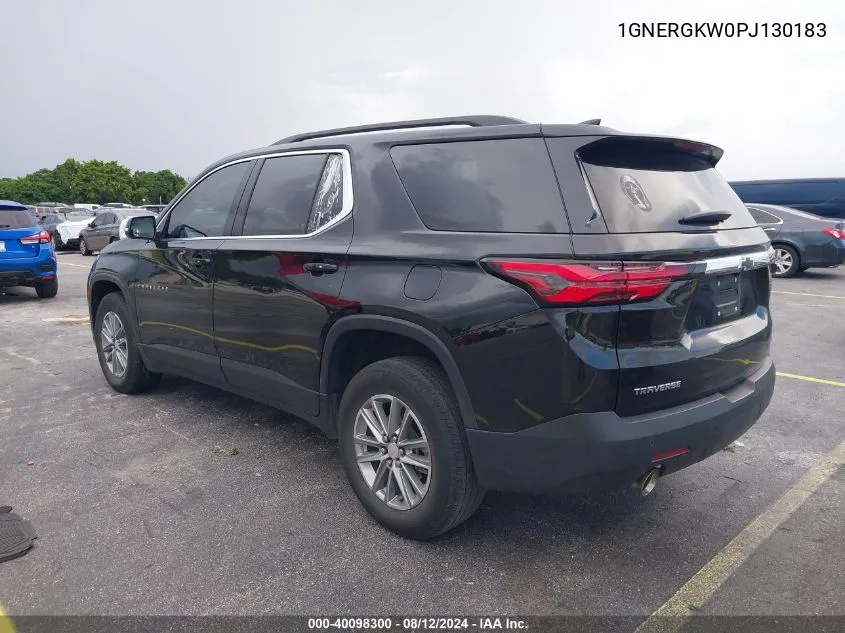 2023 Chevrolet Traverse Fwd Lt Cloth VIN: 1GNERGKW0PJ130183 Lot: 40098300