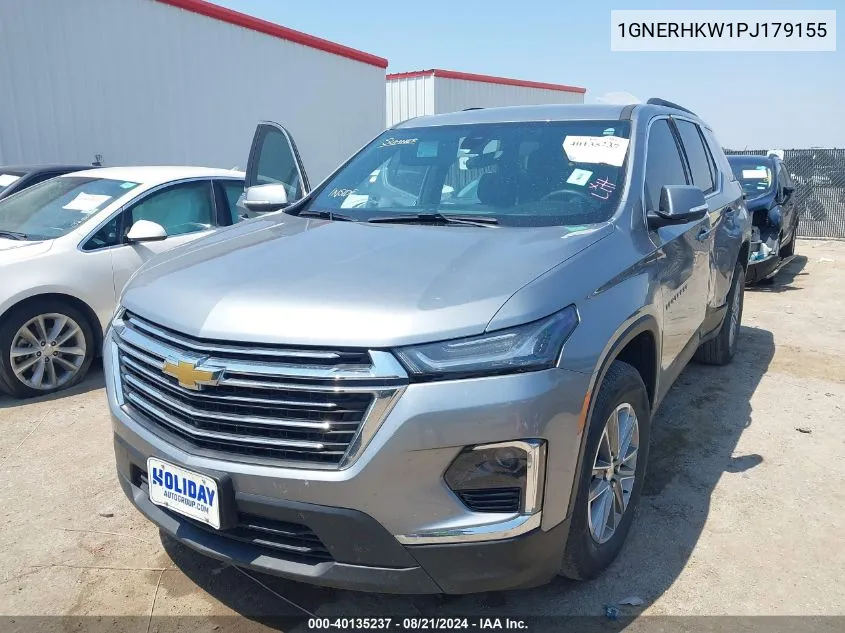 2023 Chevrolet Traverse Lt VIN: 1GNERHKW1PJ179155 Lot: 40135237