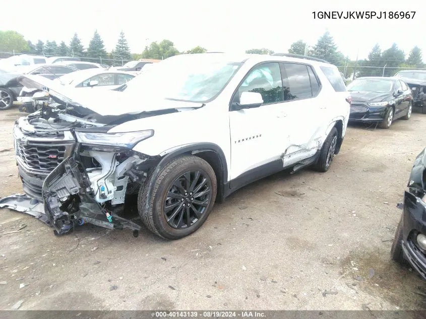 2023 Chevrolet Traverse Awd Rs VIN: 1GNEVJKW5PJ186967 Lot: 40143139