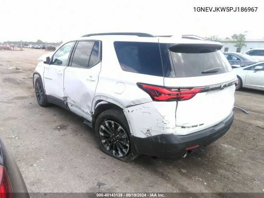 1GNEVJKW5PJ186967 2023 Chevrolet Traverse Awd Rs