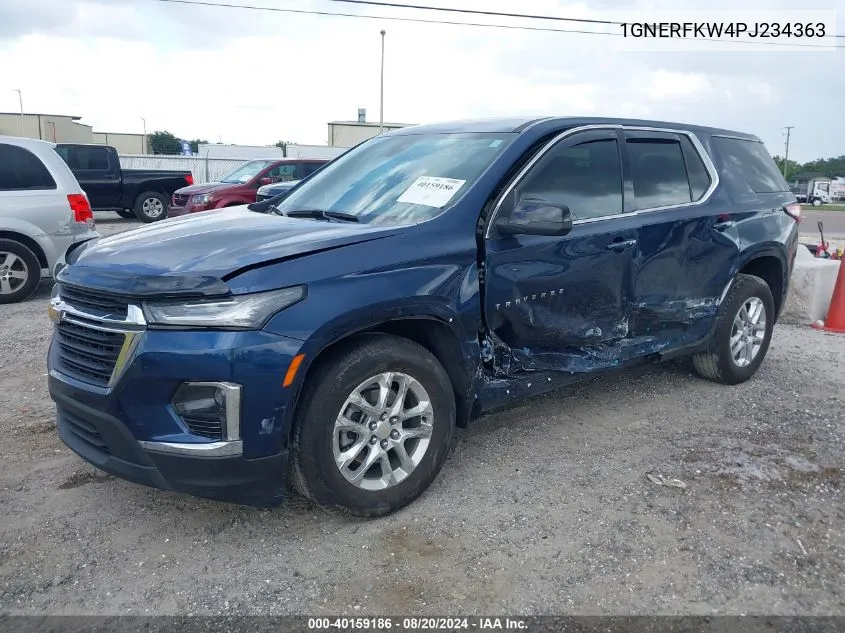 2023 Chevrolet Traverse Fwd Ls VIN: 1GNERFKW4PJ234363 Lot: 40159186