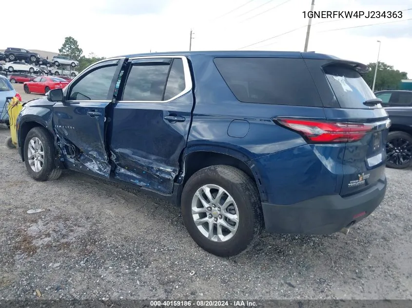 2023 Chevrolet Traverse Fwd Ls VIN: 1GNERFKW4PJ234363 Lot: 40159186