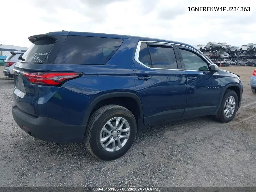 2023 Chevrolet Traverse Fwd Ls VIN: 1GNERFKW4PJ234363 Lot: 40159186