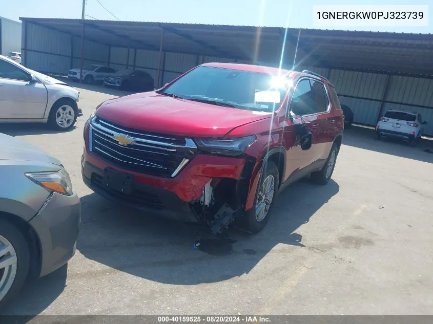 2023 Chevrolet Traverse Fwd Lt Cloth VIN: 1GNERGKW0PJ323739 Lot: 40159525