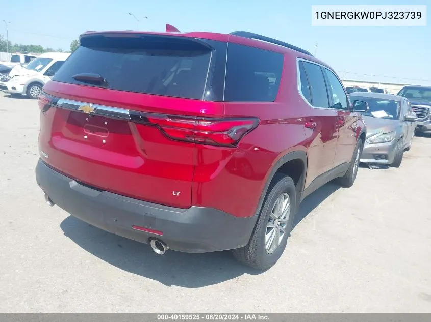 2023 Chevrolet Traverse Fwd Lt Cloth VIN: 1GNERGKW0PJ323739 Lot: 40159525