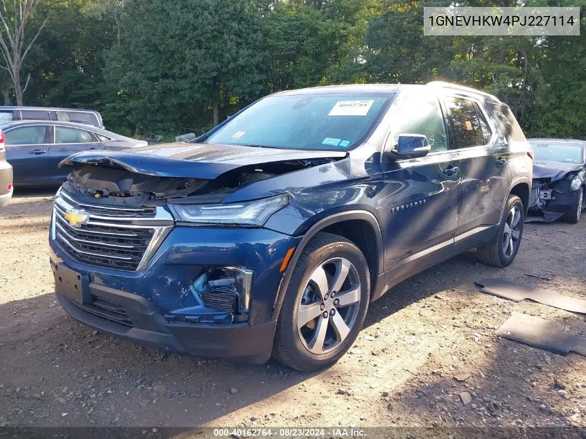 2023 Chevrolet Traverse Awd Lt Leather VIN: 1GNEVHKW4PJ227114 Lot: 40162764