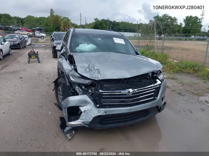 2023 Chevrolet Traverse Fwd Lt Cloth VIN: 1GNERGKWXPJ280401 Lot: 40172760