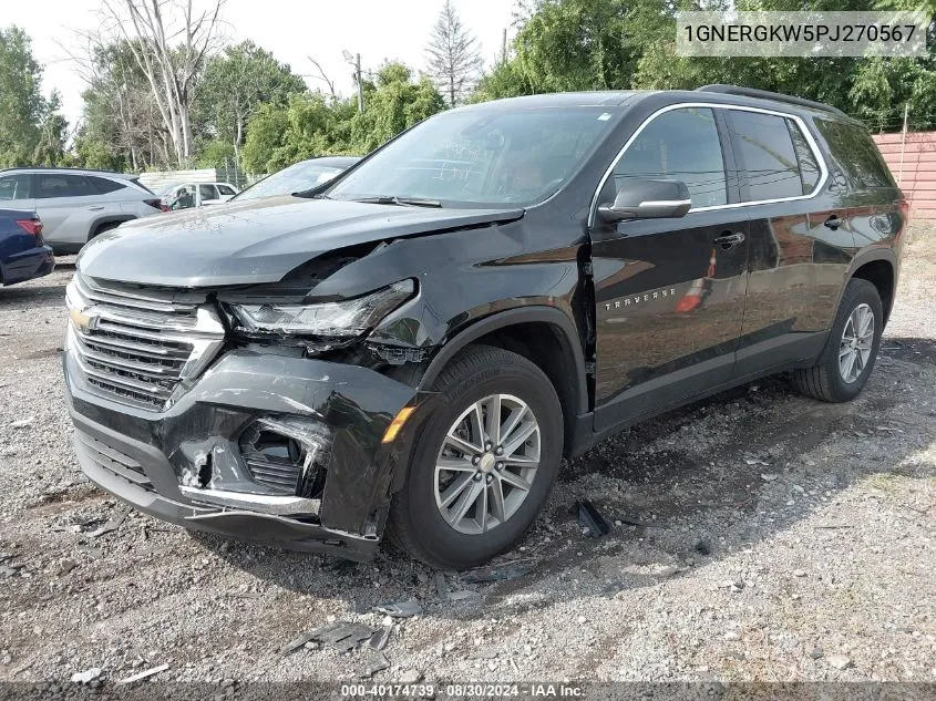 2023 Chevrolet Traverse Fwd Lt Cloth VIN: 1GNERGKW5PJ270567 Lot: 40174739