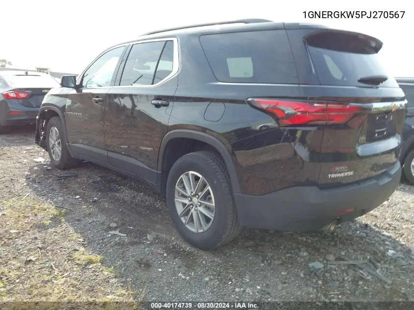 2023 Chevrolet Traverse Fwd Lt Cloth VIN: 1GNERGKW5PJ270567 Lot: 40174739