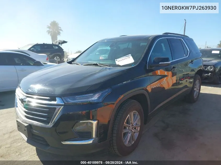 2023 Chevrolet Traverse Fwd Lt Cloth VIN: 1GNERGKW7PJ263930 Lot: 40189978