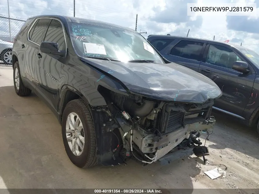 1GNERFKW9PJ281579 2023 Chevrolet Traverse Fwd Ls