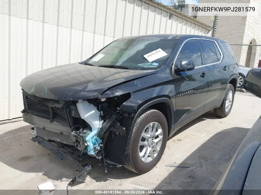 1GNERFKW9PJ281579 2023 Chevrolet Traverse Fwd Ls