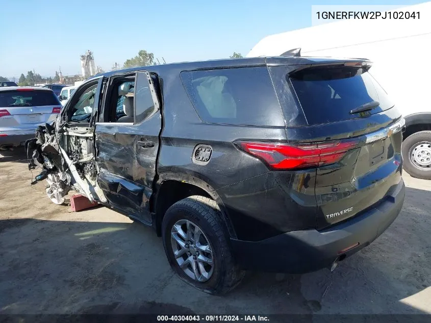 1GNERFKW2PJ102041 2023 Chevrolet Traverse Ls