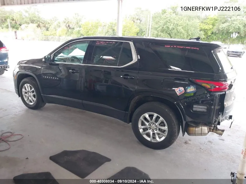 2023 Chevrolet Traverse Ls VIN: 1GNERFKW1PJ222106 Lot: 40308034