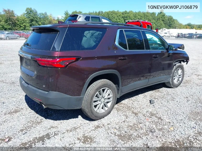 1GNEVGKW0PJ106879 2023 Chevrolet Traverse Awd Lt Cloth