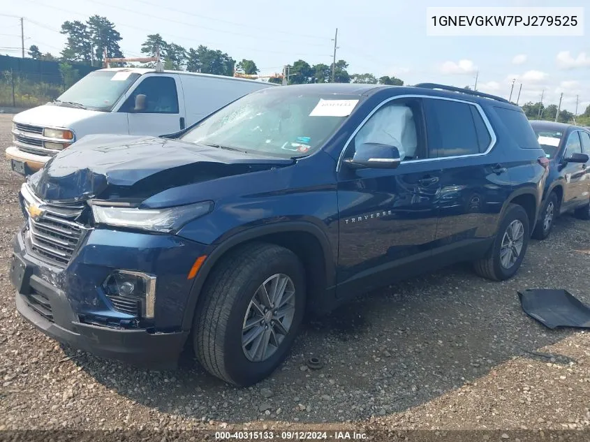 2023 Chevrolet Traverse Awd Lt Cloth VIN: 1GNEVGKW7PJ279525 Lot: 40315133